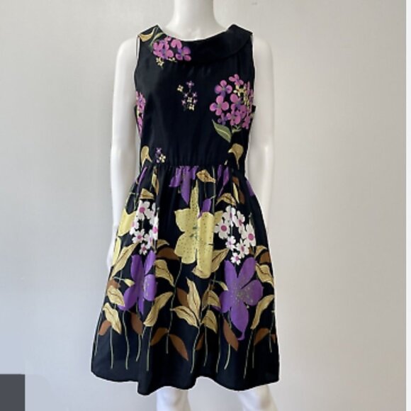 Anthropologie Corey Lynn Calter size 6 retro fragrant valley floral dress - Picture 6 of 6